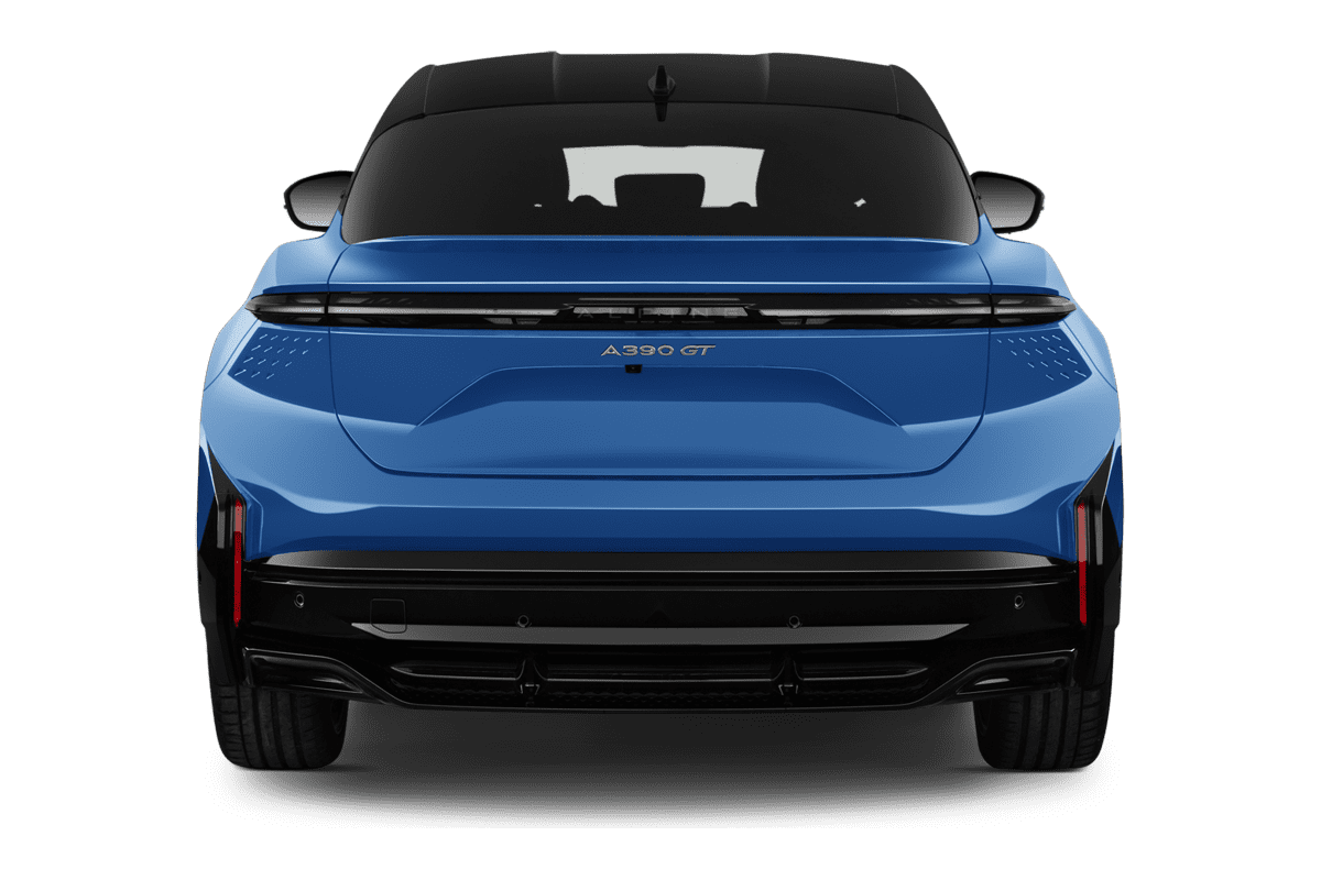 Heckansicht eines Alpine A390