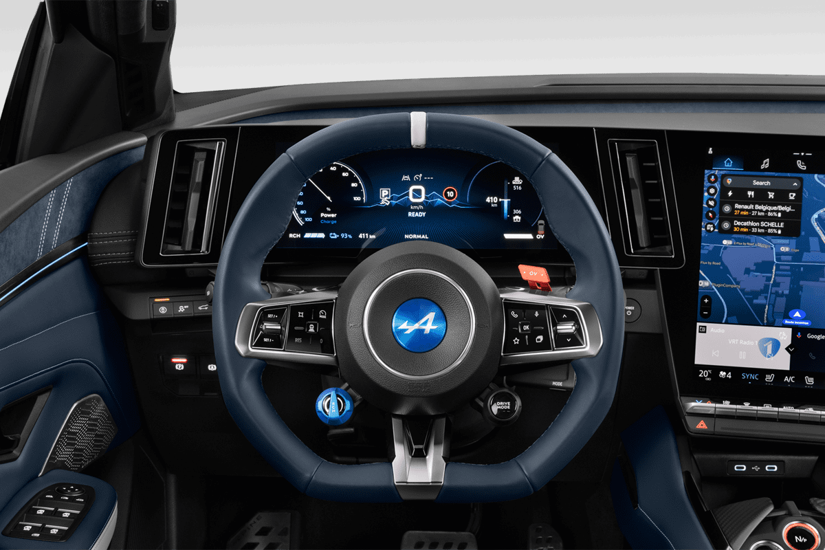 Lenkrad eines Alpine A390