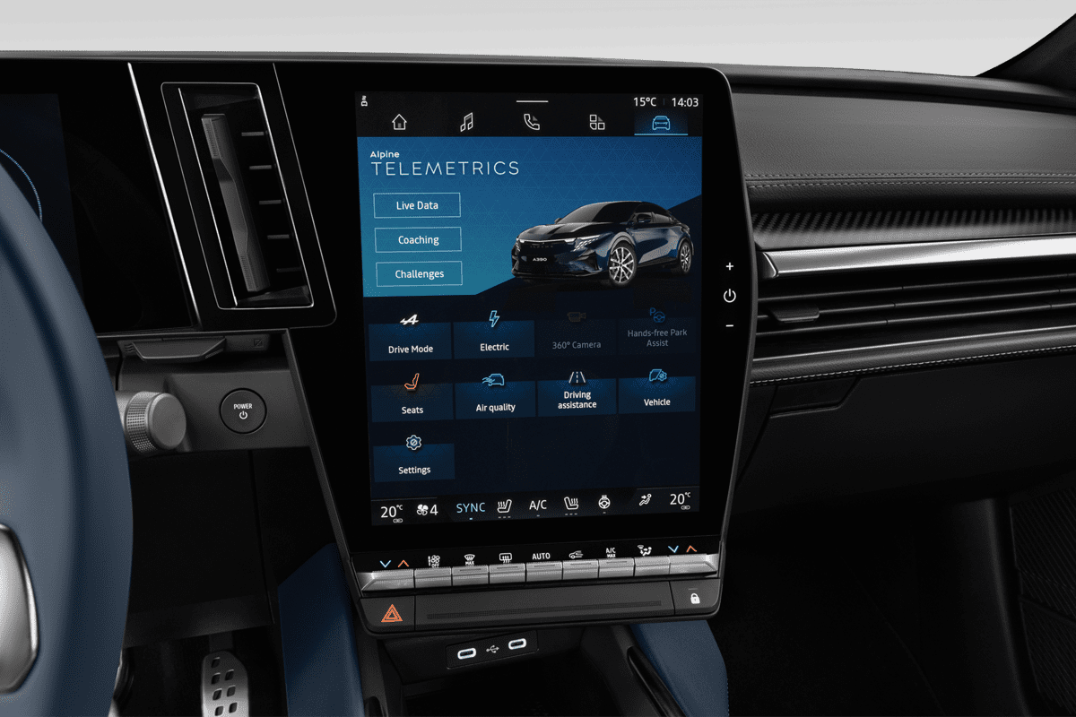 Klimasteuerung eines Alpine A390