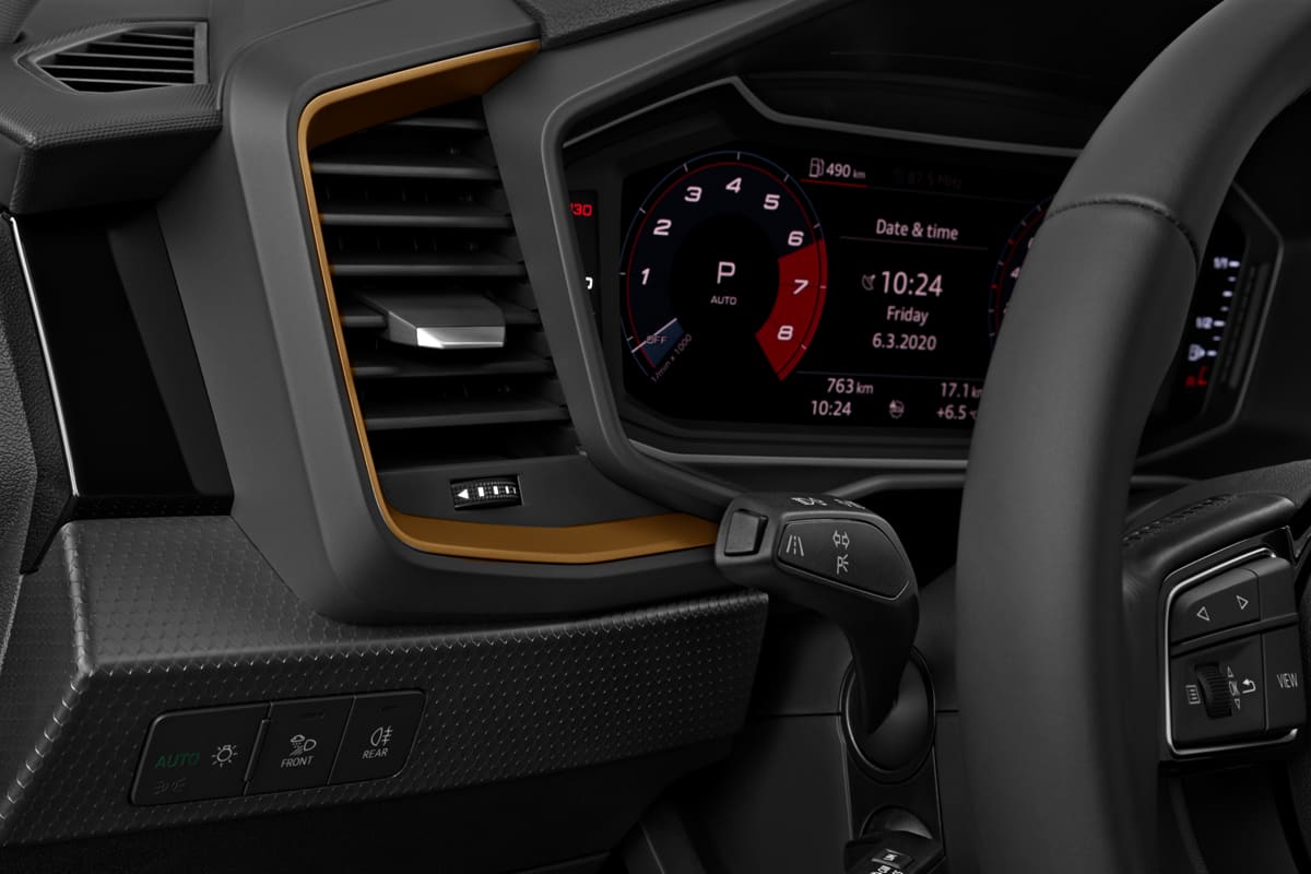 Lüftung eines Audi A1 allstreet