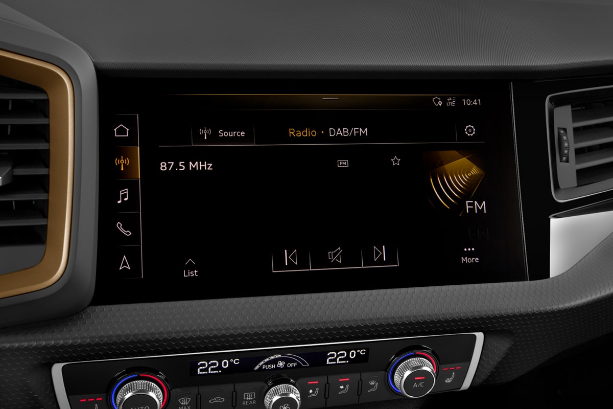 Audiosystem eines Audi A1 allstreet