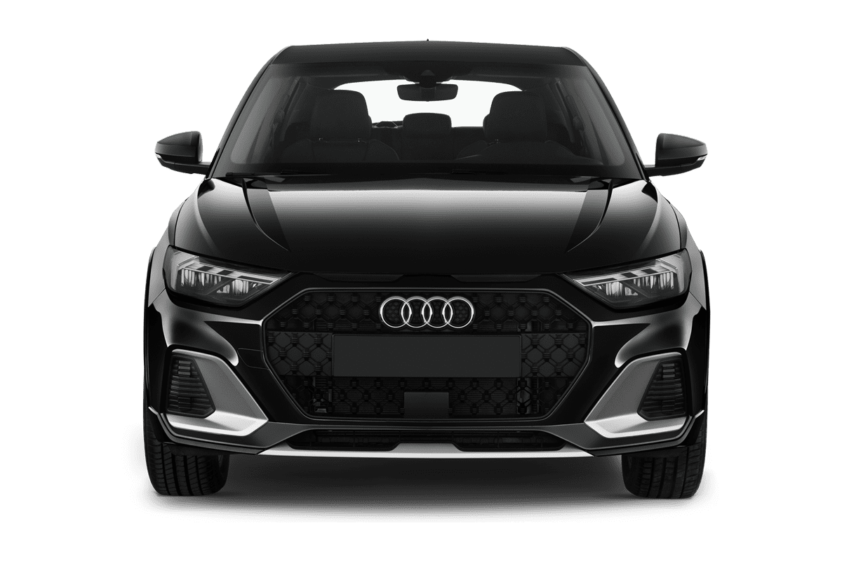 Frontansicht eines Audi A1 allstreet, freigestellt