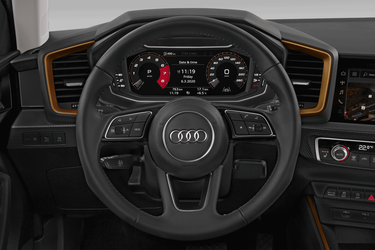 Lenkrad eines Audi A1 allstreet