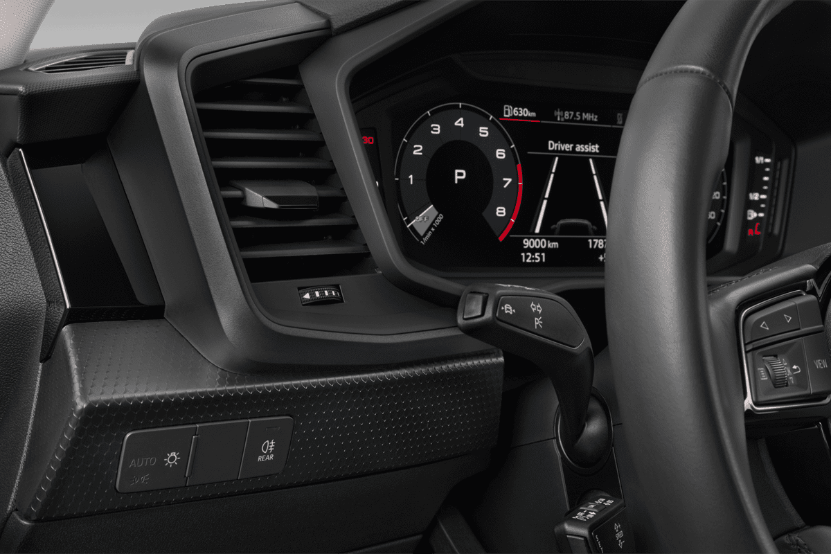 Lüftung eines Audi A1 Sportback