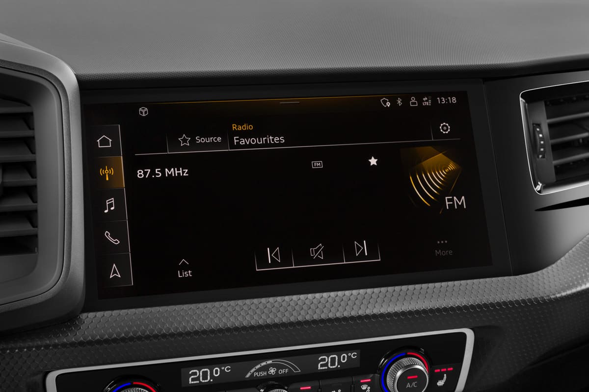 Audiosystem eines Audi A1 Sportback