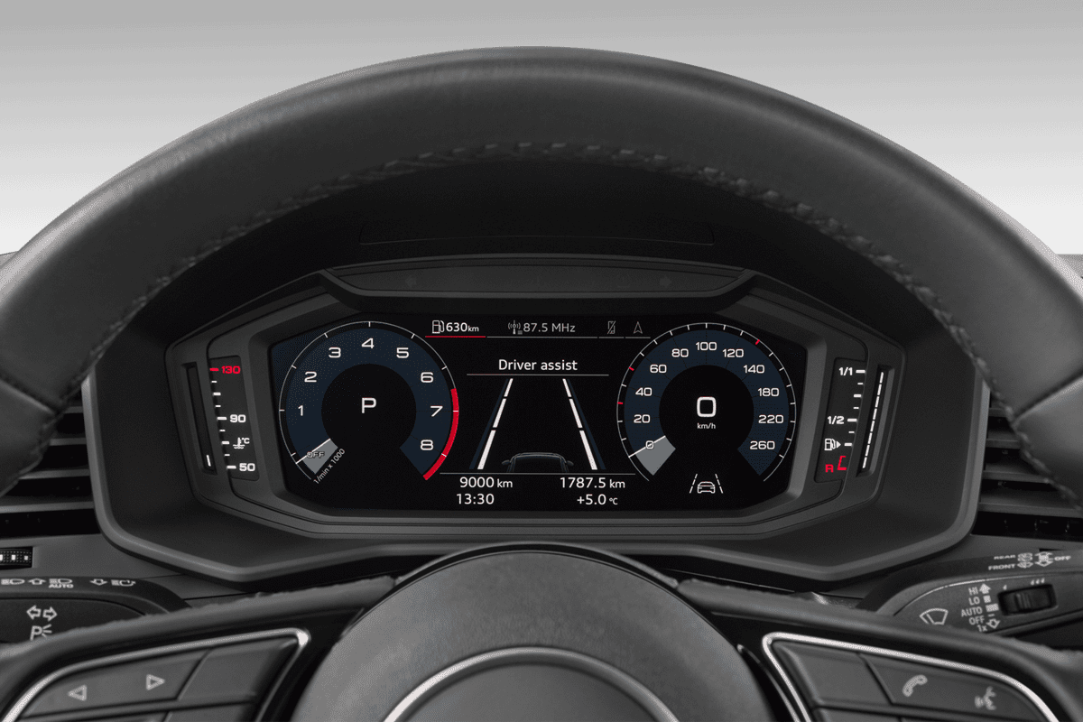 Kombiinstrument eines Audi A1 Sportback