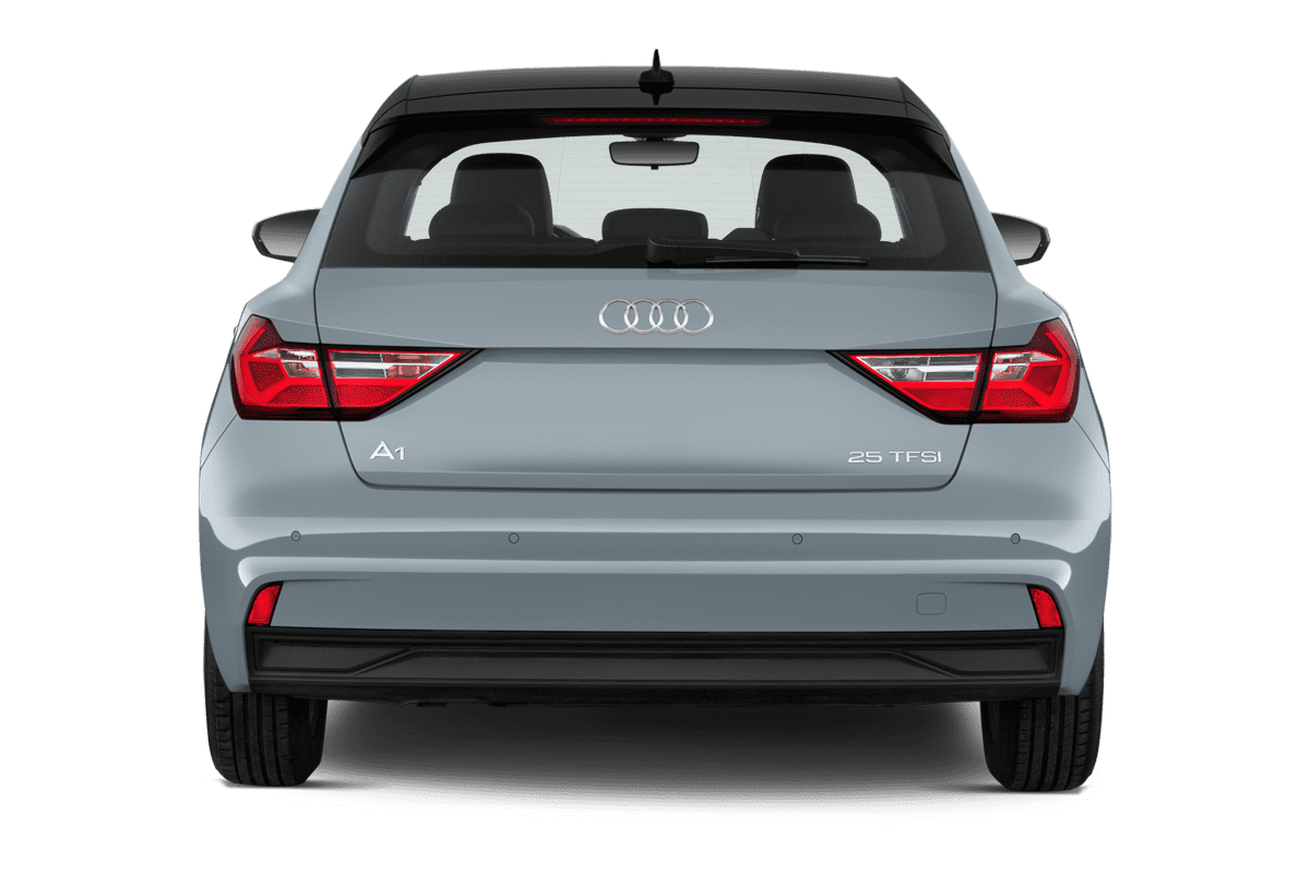 Heckansicht eines Audi A1 Sportback