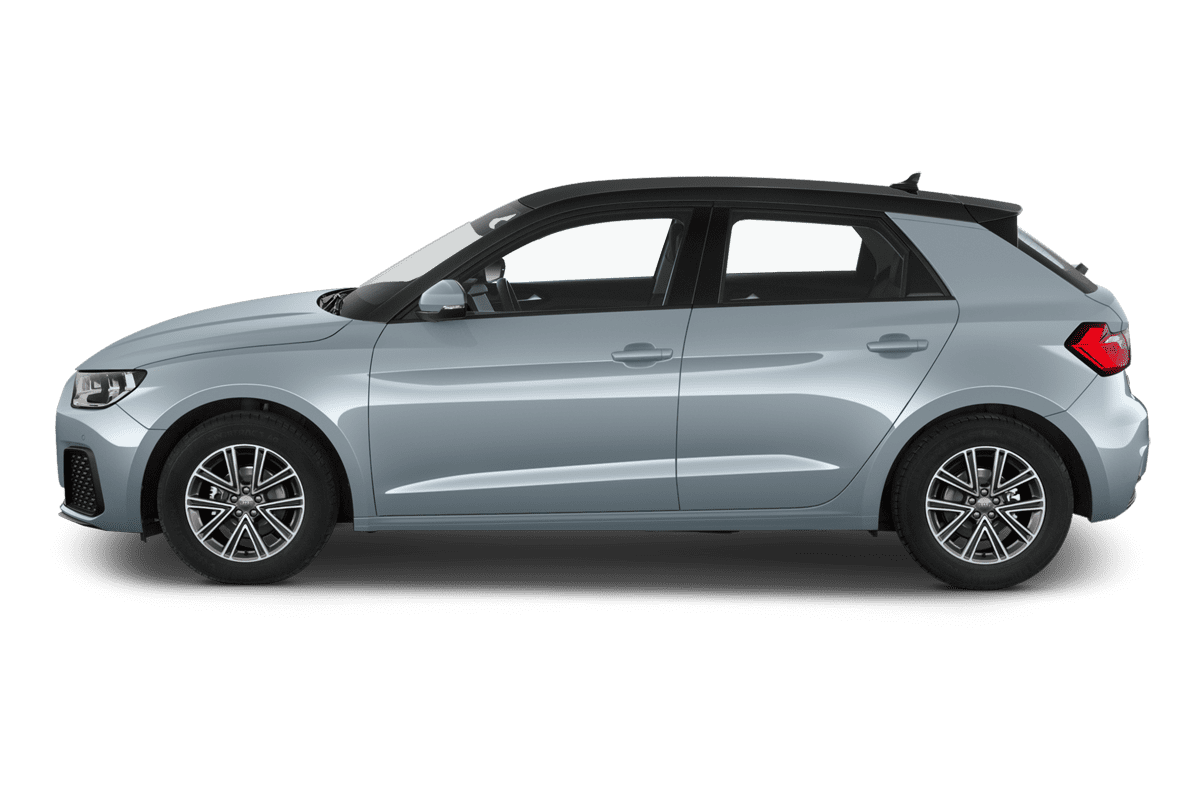 Seitenansicht eines Audi A1 Sportback