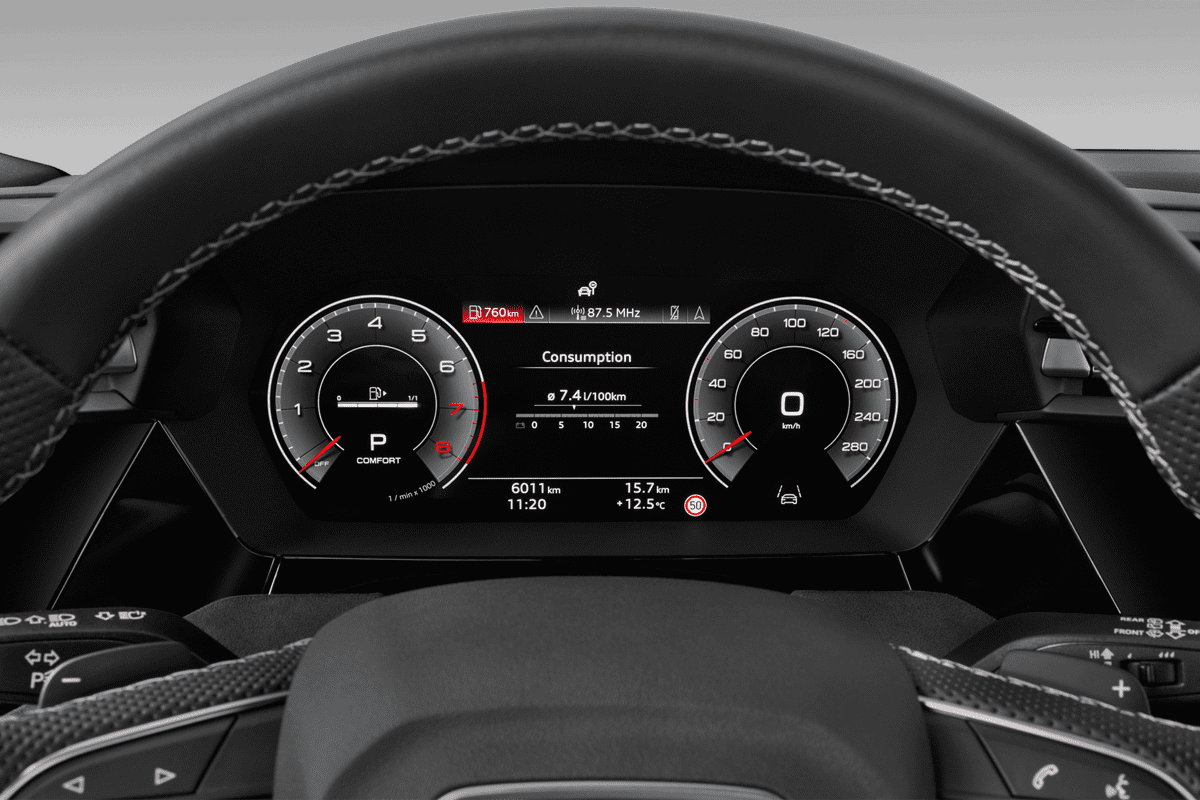 Kombiinstrument eines Audi A3 allstreet