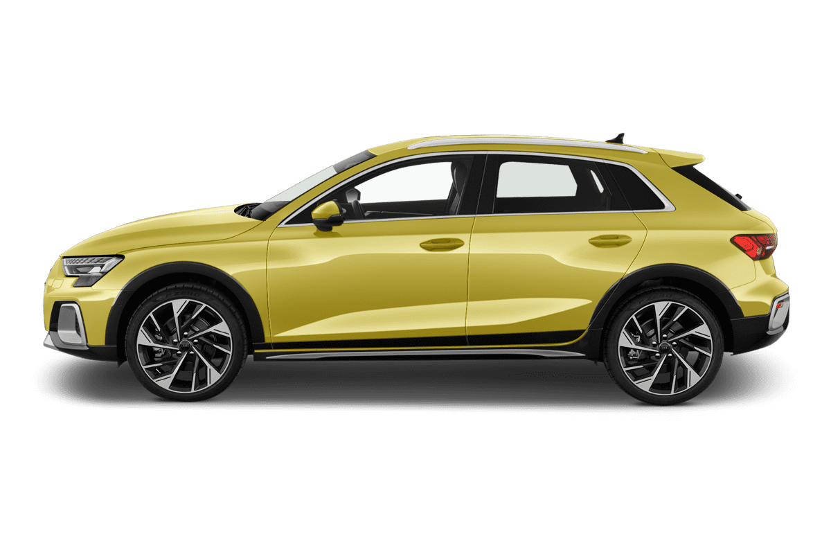 Seitenansicht eines Audi A3 allstreet