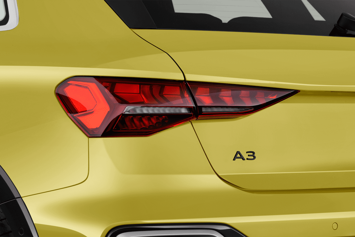 Heckleuchten eines Audi A3 allstreet