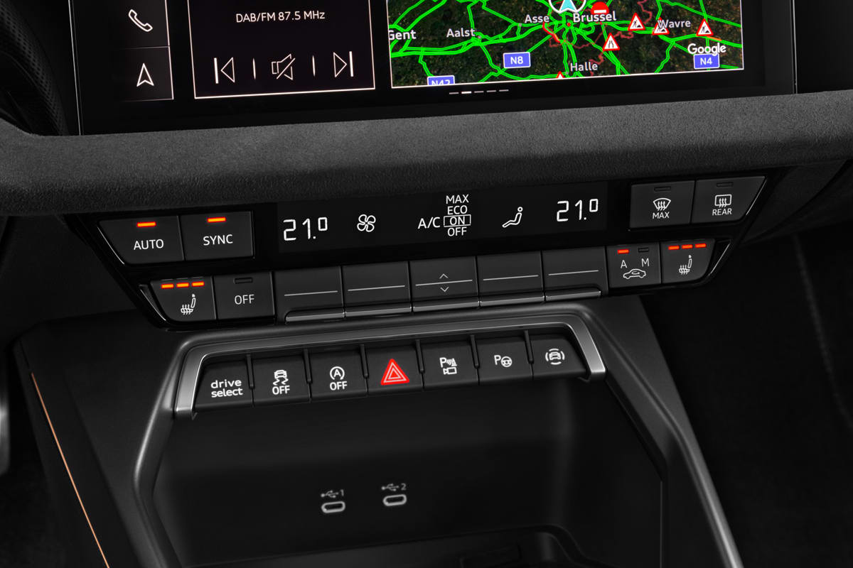 Klimasteuerung eines Audi A3 allstreet