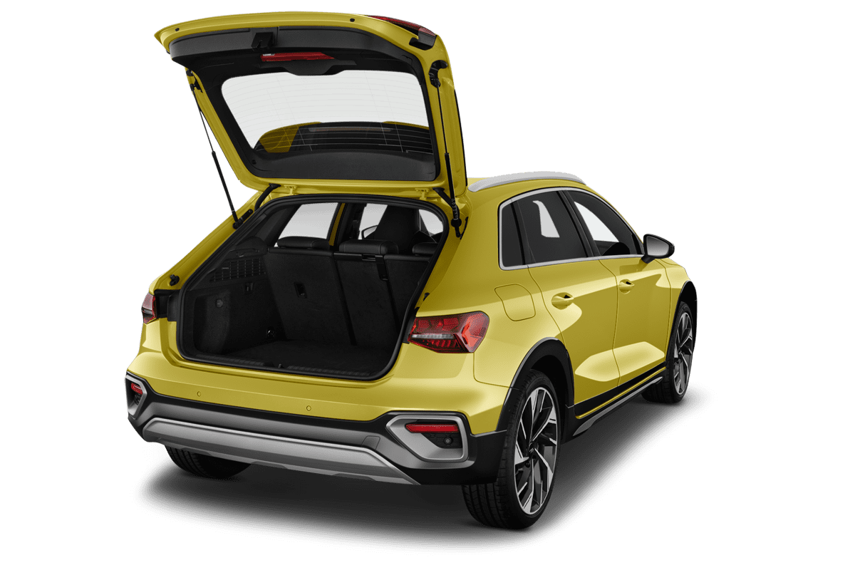 Kofferraum eines Audi A3 allstreet