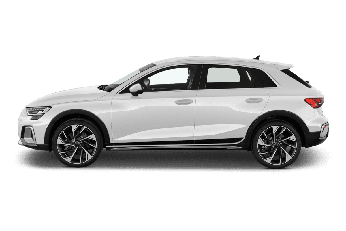 Seitenansicht eines Audi A3 allstreet