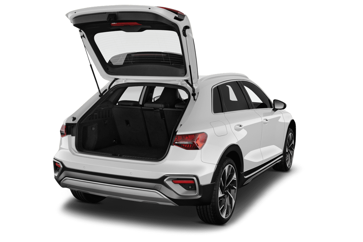 Kofferraum eines Audi A3 allstreet