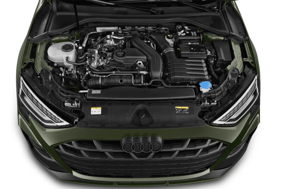 Motorraum eines Audi A3 Limousine