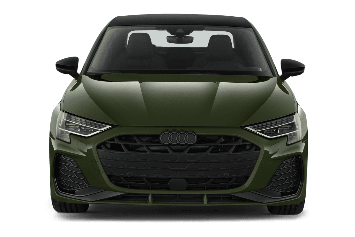 Frontansicht eines Audi A3 Limousine, freigestellt