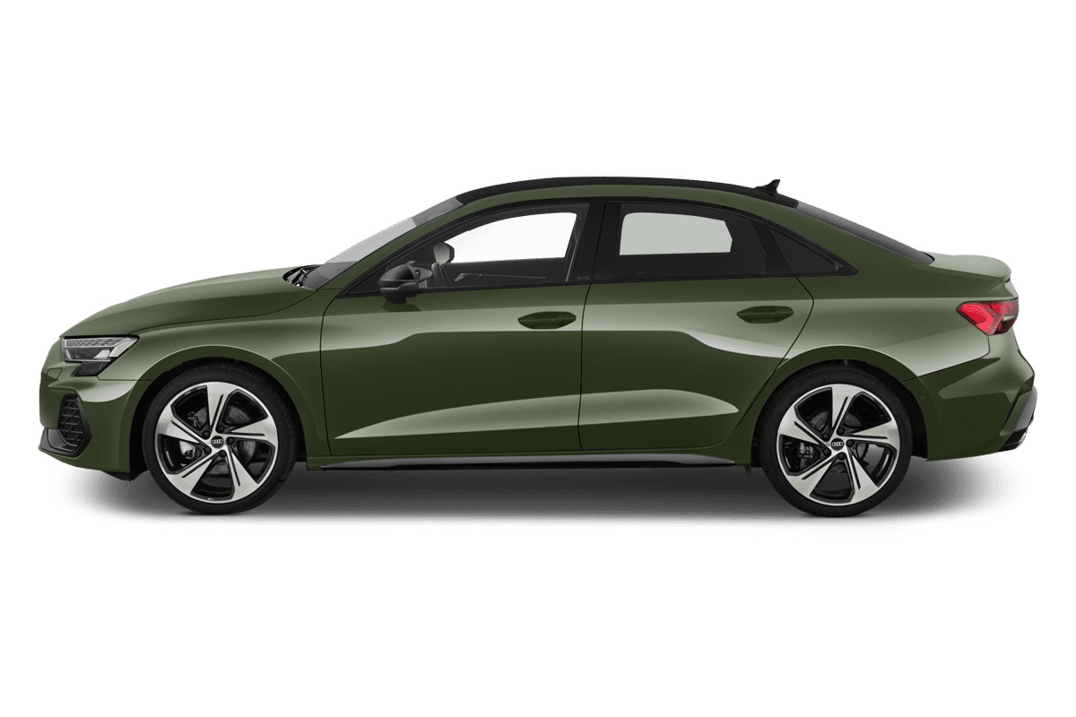 Seitenansicht eines Audi A3 Limousine