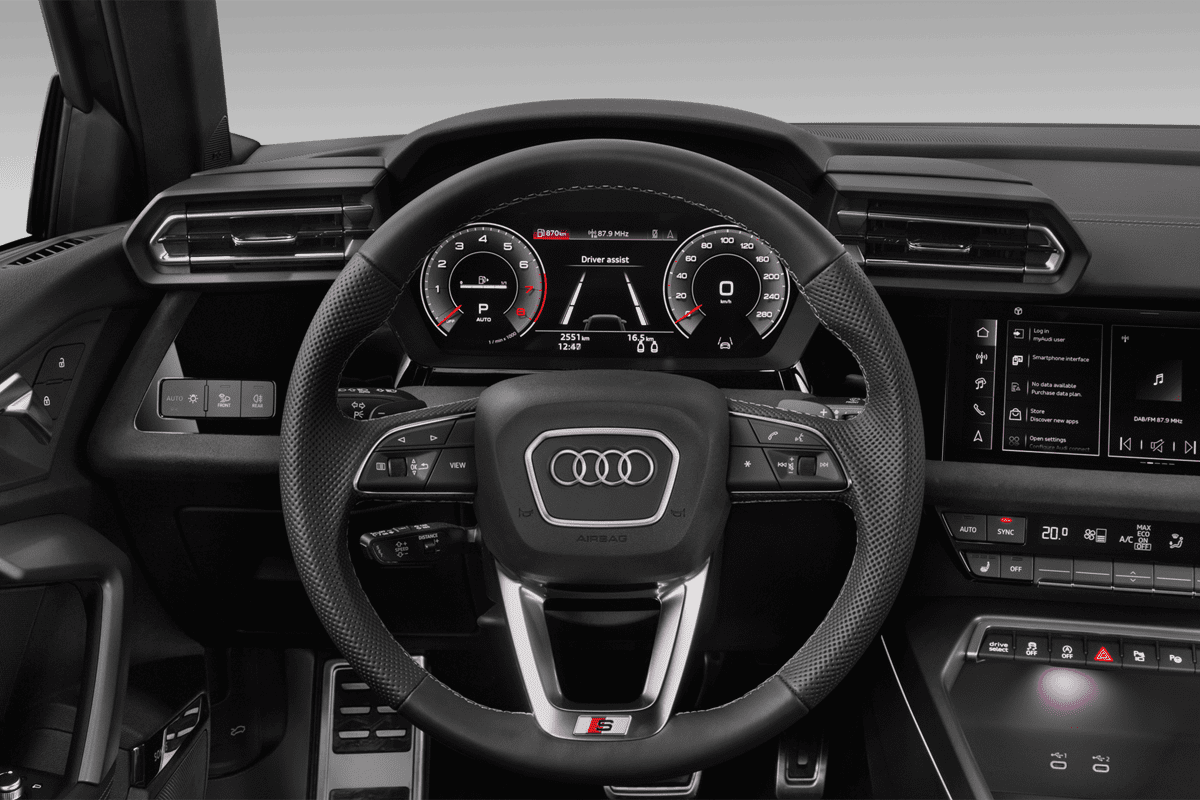 Lenkrad eines Audi A3 Limousine