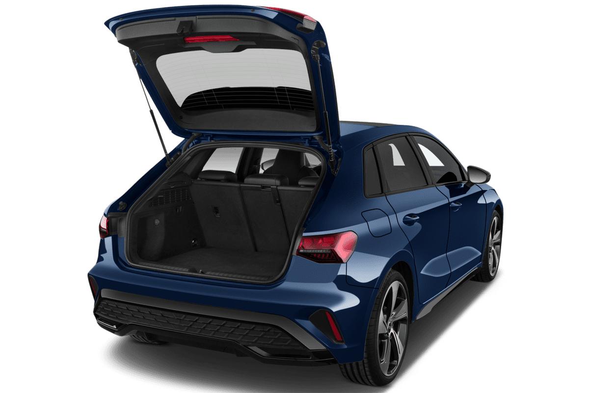Kofferraum eines Audi A3 Sportback