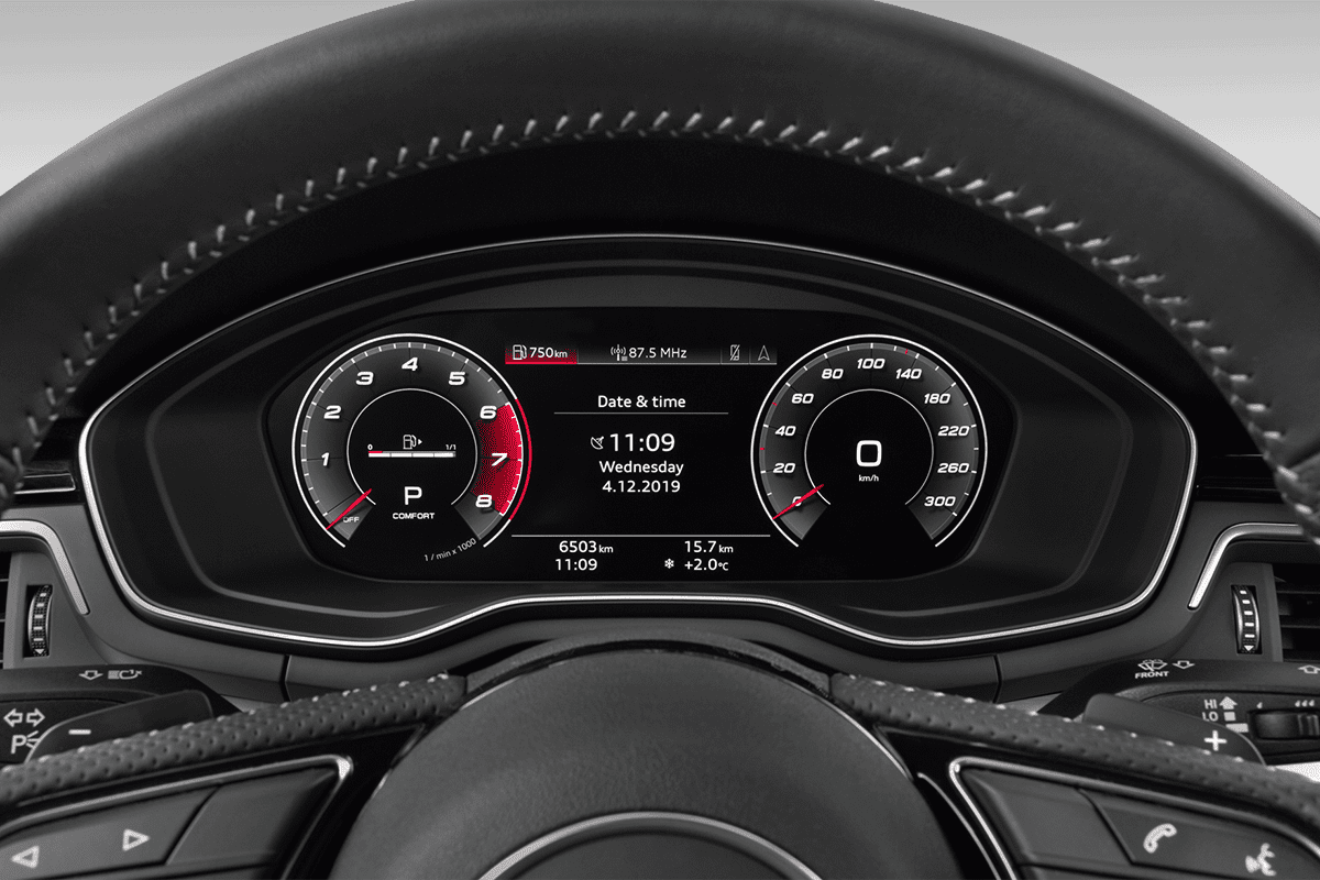 Kombiinstrument eines Audi A4 Avant