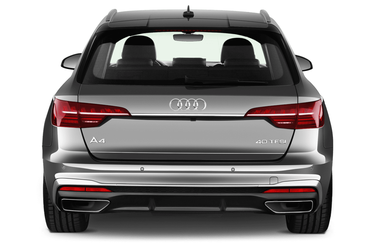 Heckansicht eines Audi A4 Avant