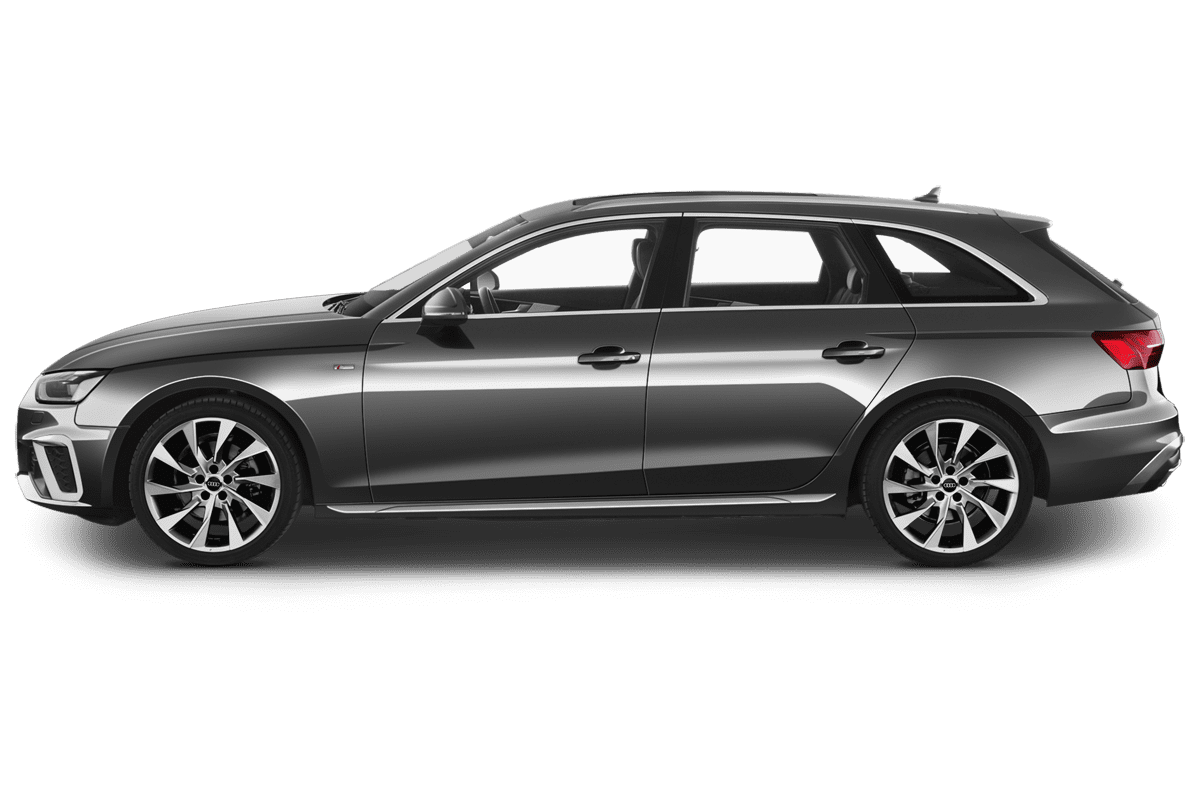 Seitenansicht eines Audi A4 Avant