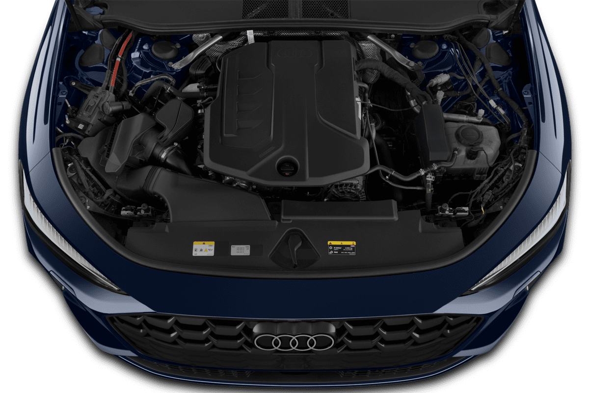 Motorraum eines Audi A5 Limousine 