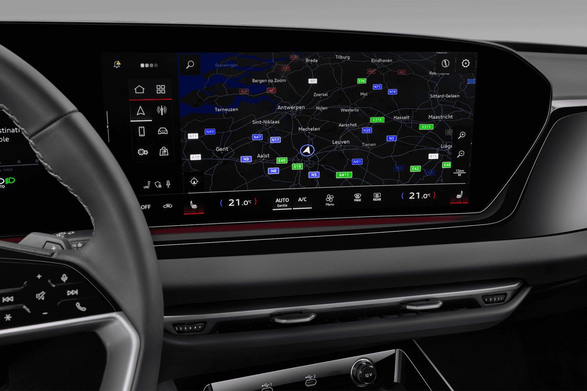 Mittelkonsole eines Audi A5 Limousine 