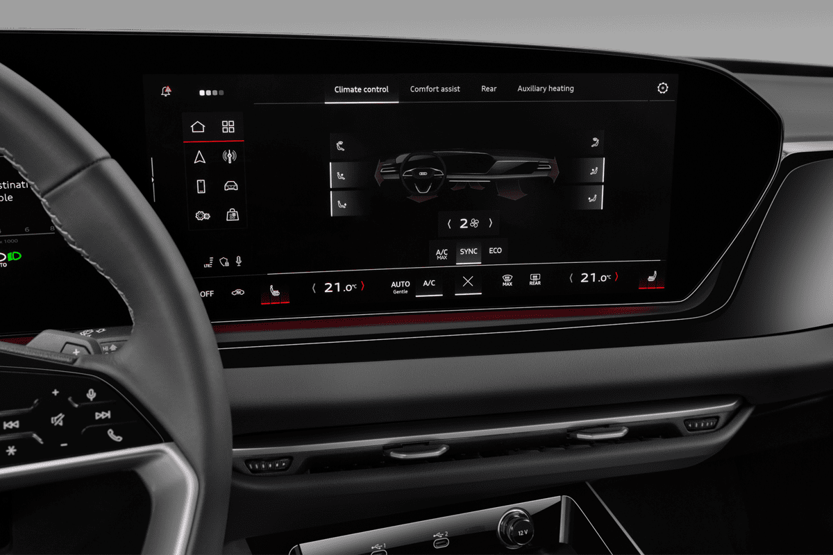 Klimasteuerung eines Audi A5 Limousine 