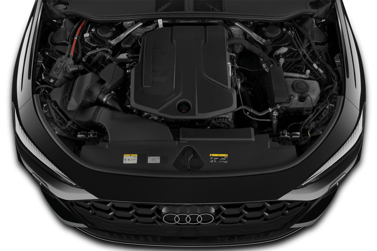 Motorraum eines Audi A5 Limousine 