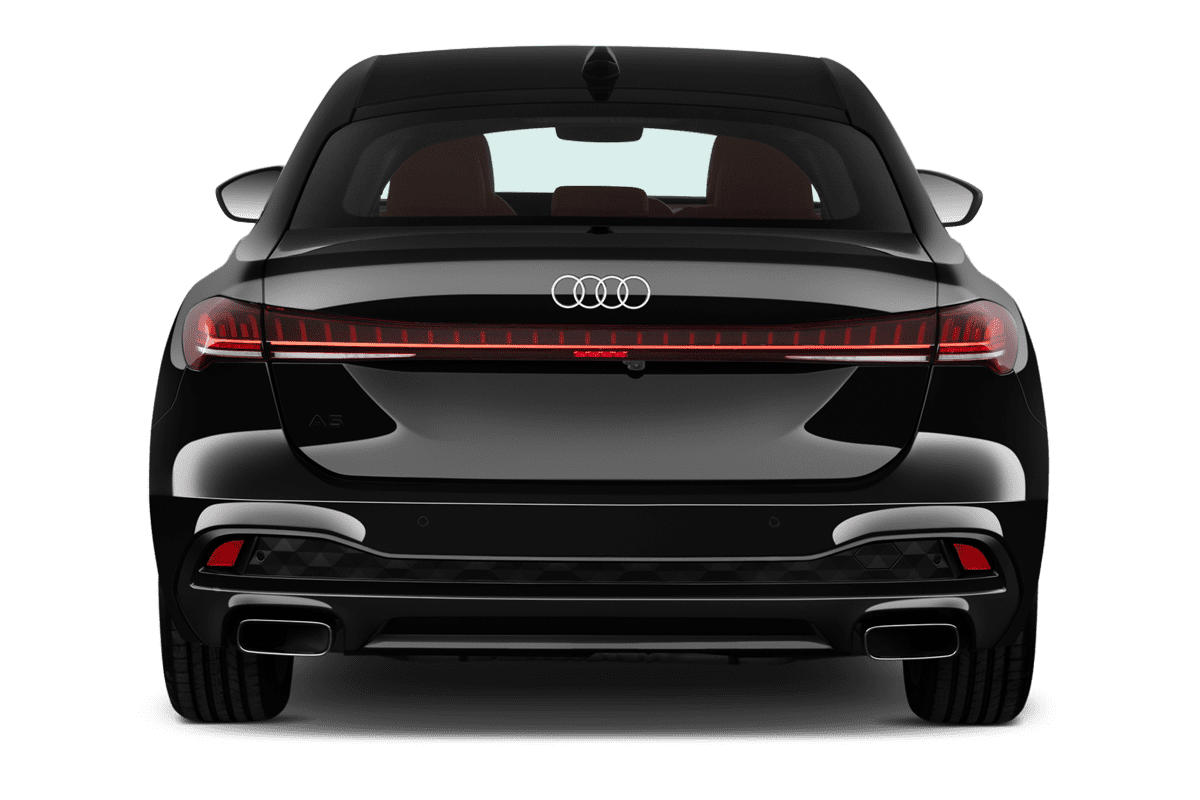 Heckansicht eines Audi A5 Limousine 