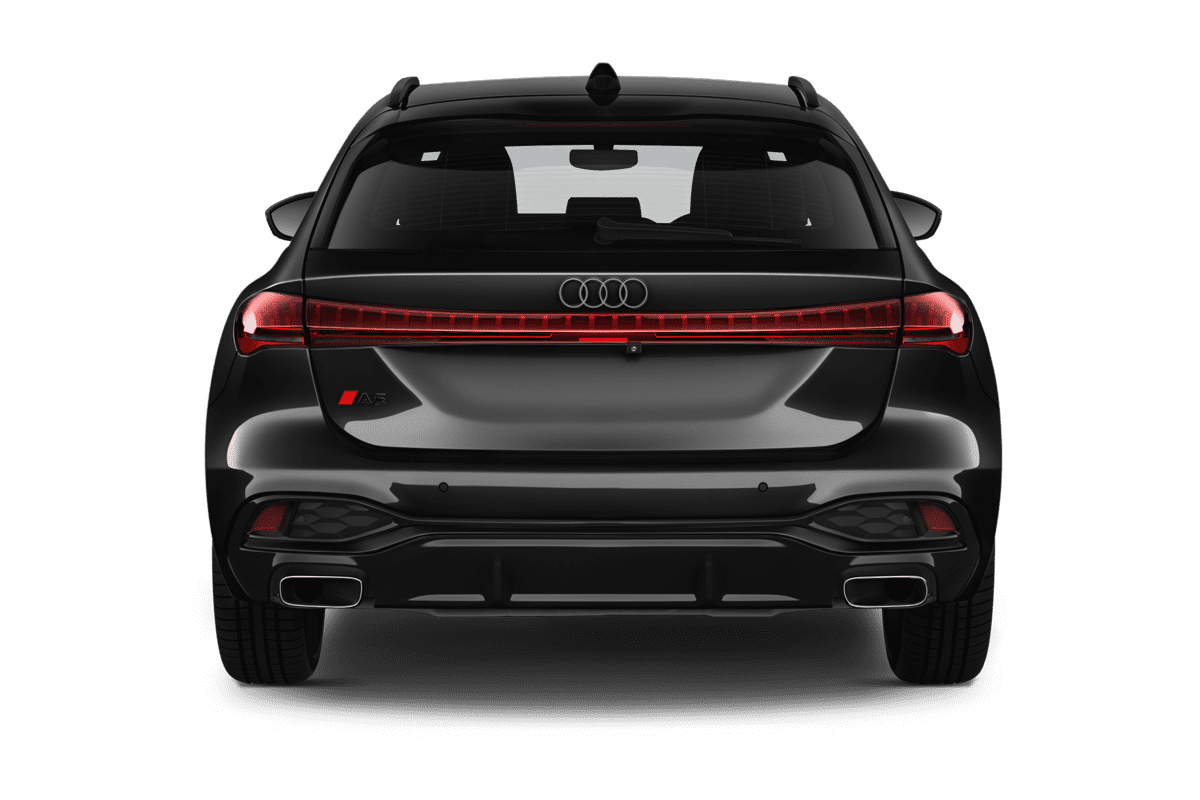 Heckansicht eines Audi A5 Avant 