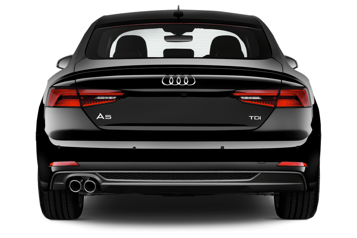 Heckansicht eines Audi A5 Sportback g-tron