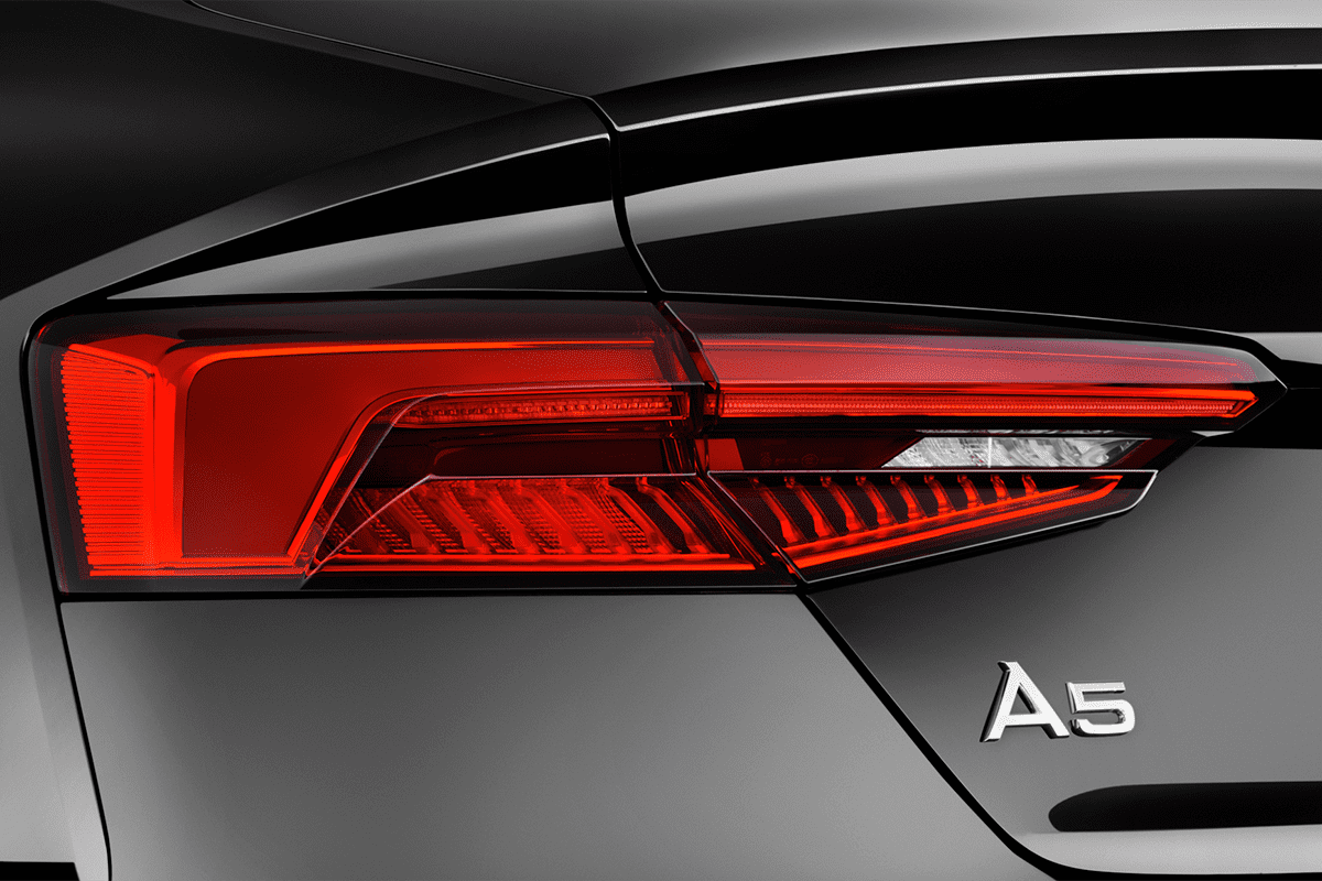 Heckleuchten eines Audi A5 Sportback g-tron