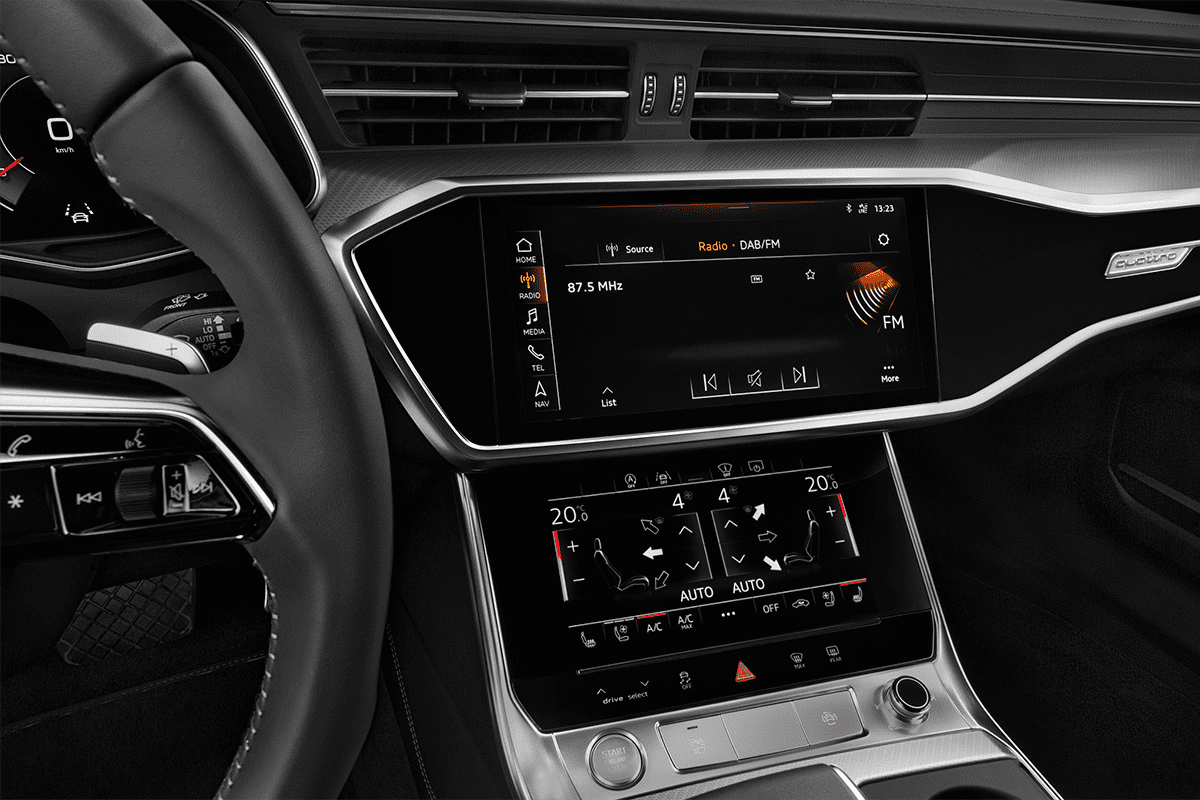 Audiosystem eines Audi A6 Limousine TFSI e