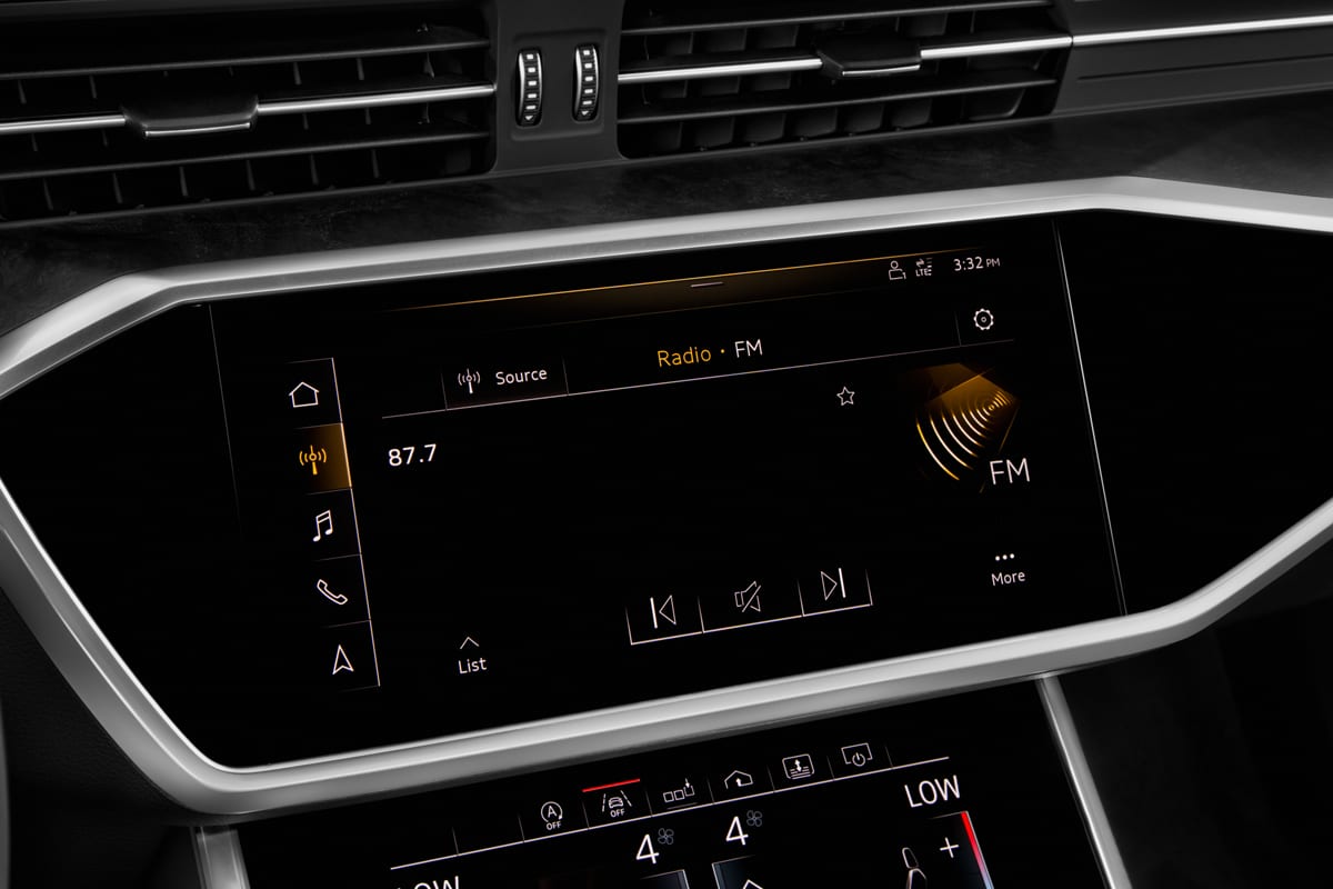 Audiosystem eines Audi A6 Limousine e-hybrid 