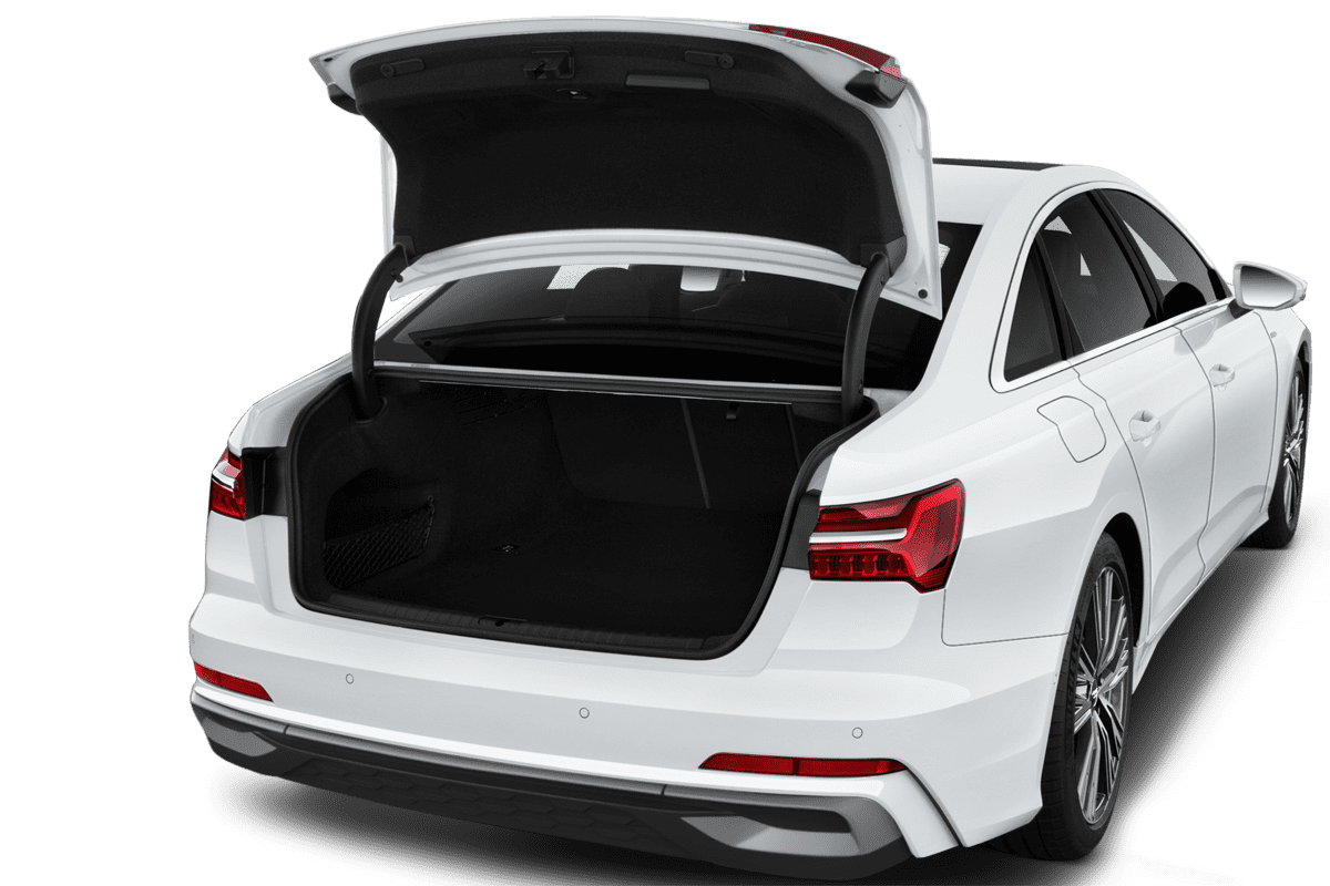 Kofferraum eines Audi A6 Limousine e-hybrid 