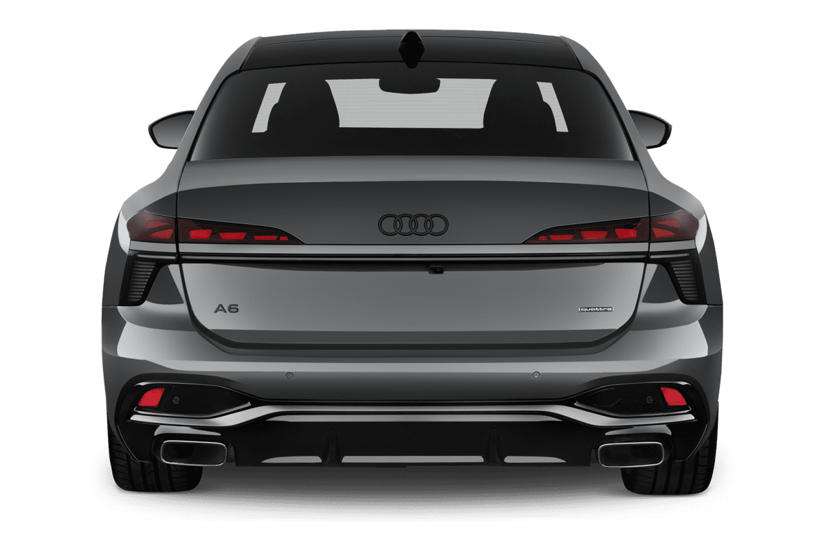 Heckansicht eines Audi A6 Limousine 