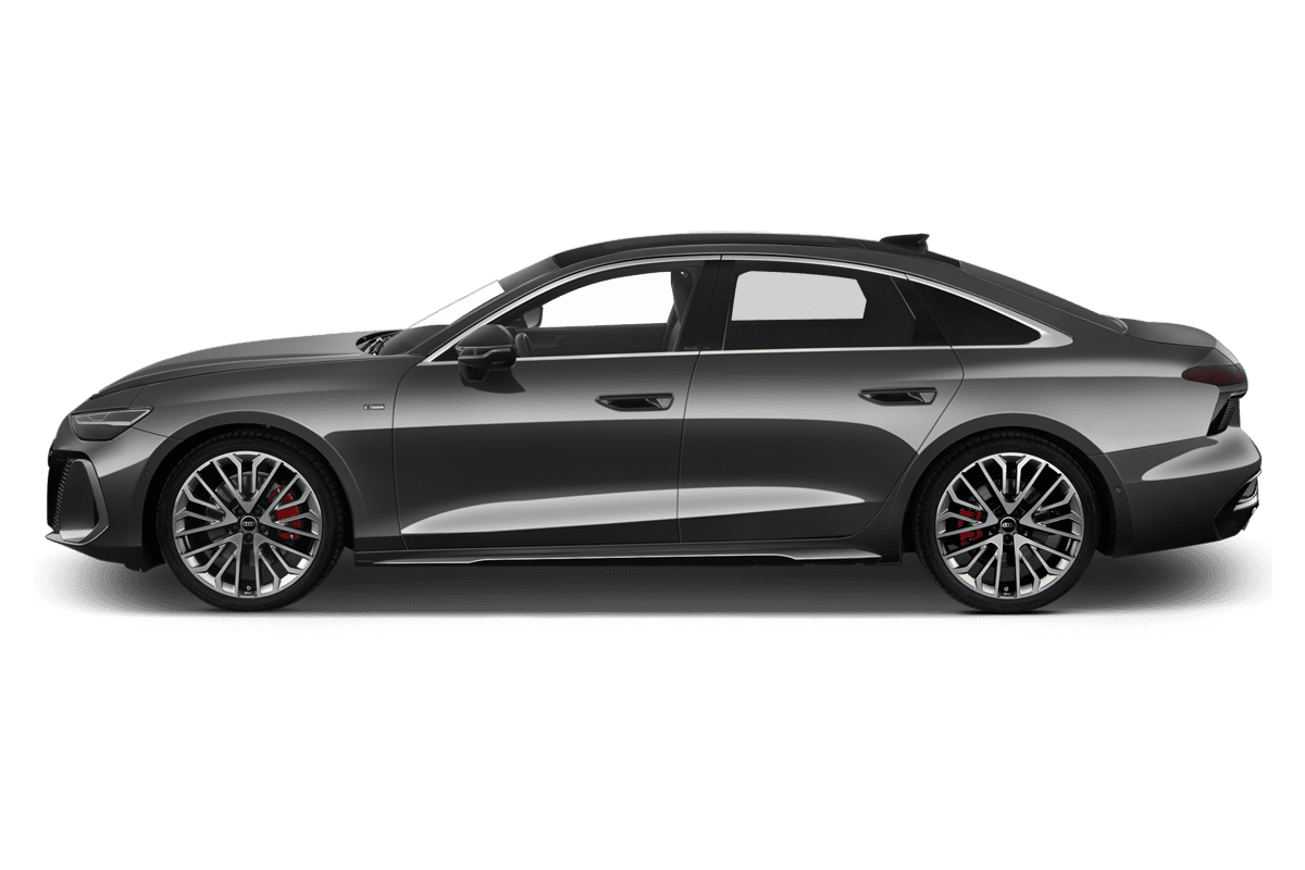 Seitenansicht eines Audi A6 Limousine 