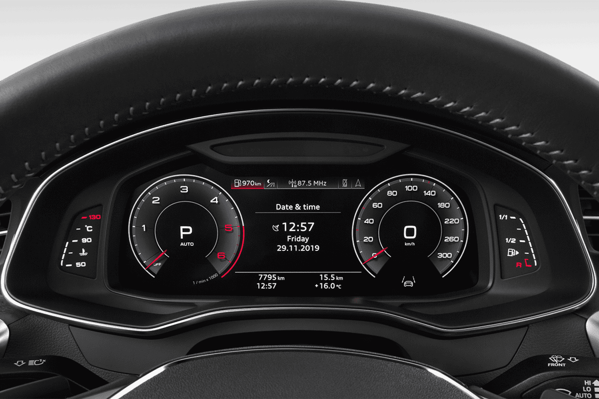 Kombiinstrument eines Audi A6 Allroad Quattro