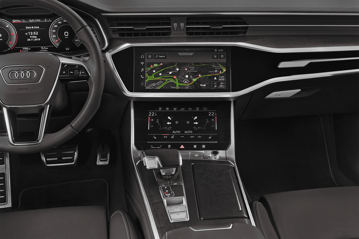 Mittelkonsole eines Audi A6 Allroad Quattro