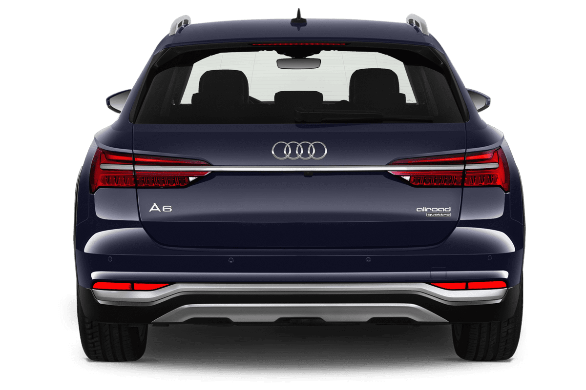 Heckansicht eines Audi A6 Allroad Quattro