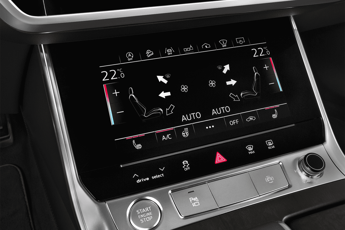 Klimasteuerung eines Audi A6 Allroad Quattro