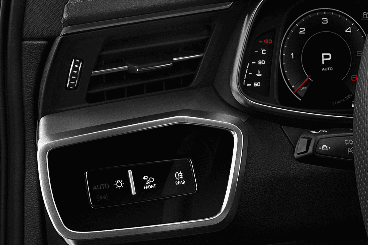 Lüftung eines Audi A6 Avant e-hybrid