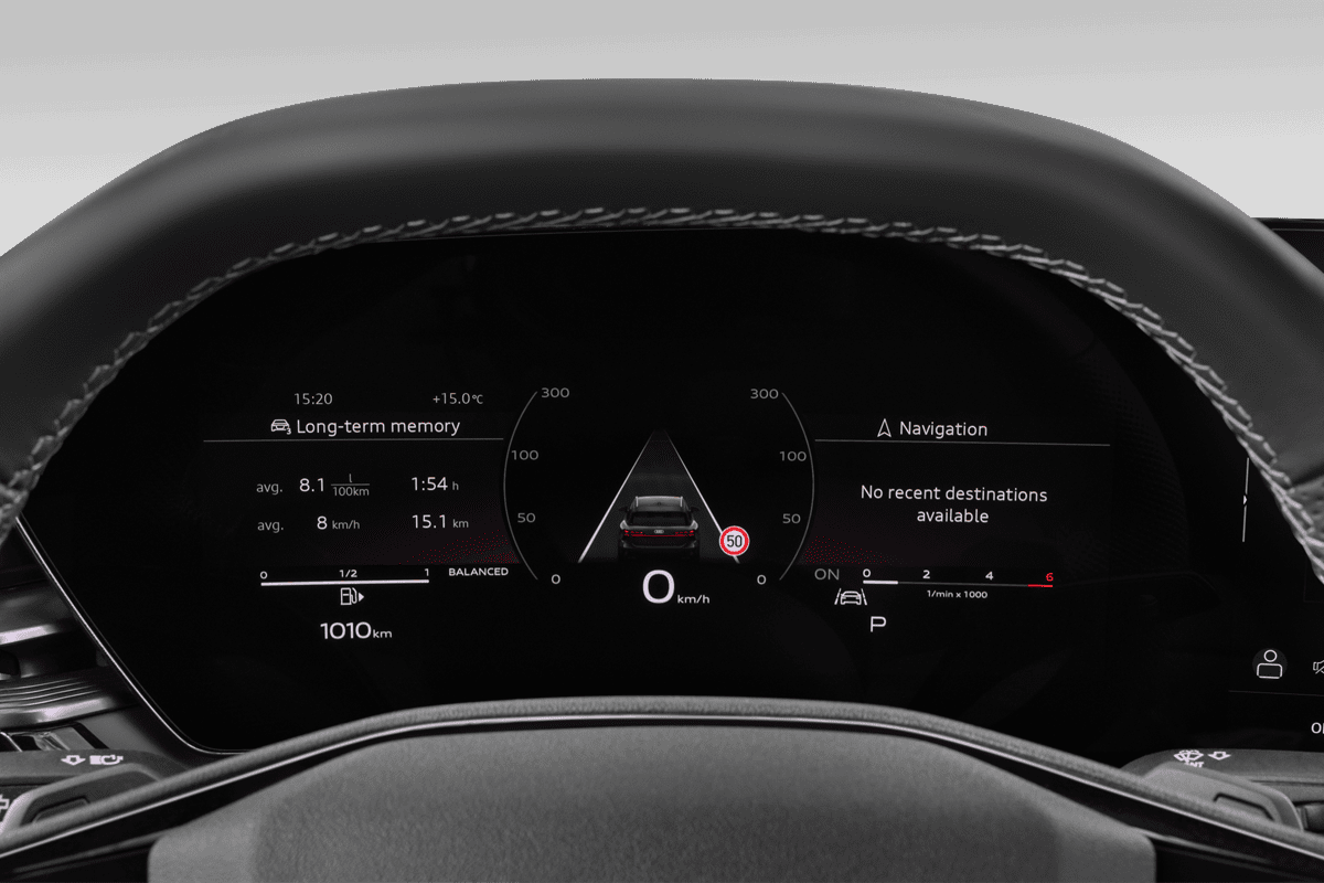 Kombiinstrument eines Audi A6 Avant 