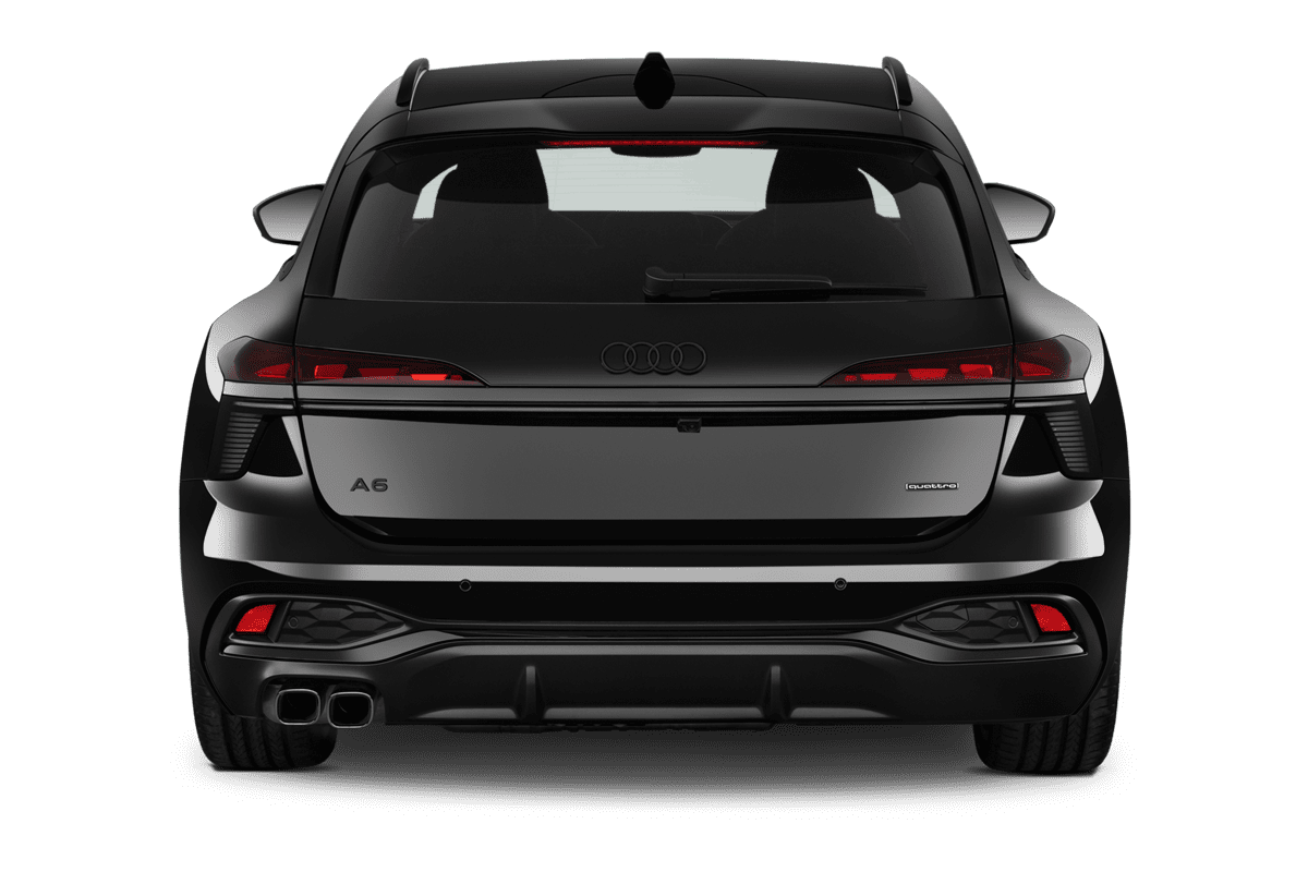 Heckansicht eines Audi A6 Avant 