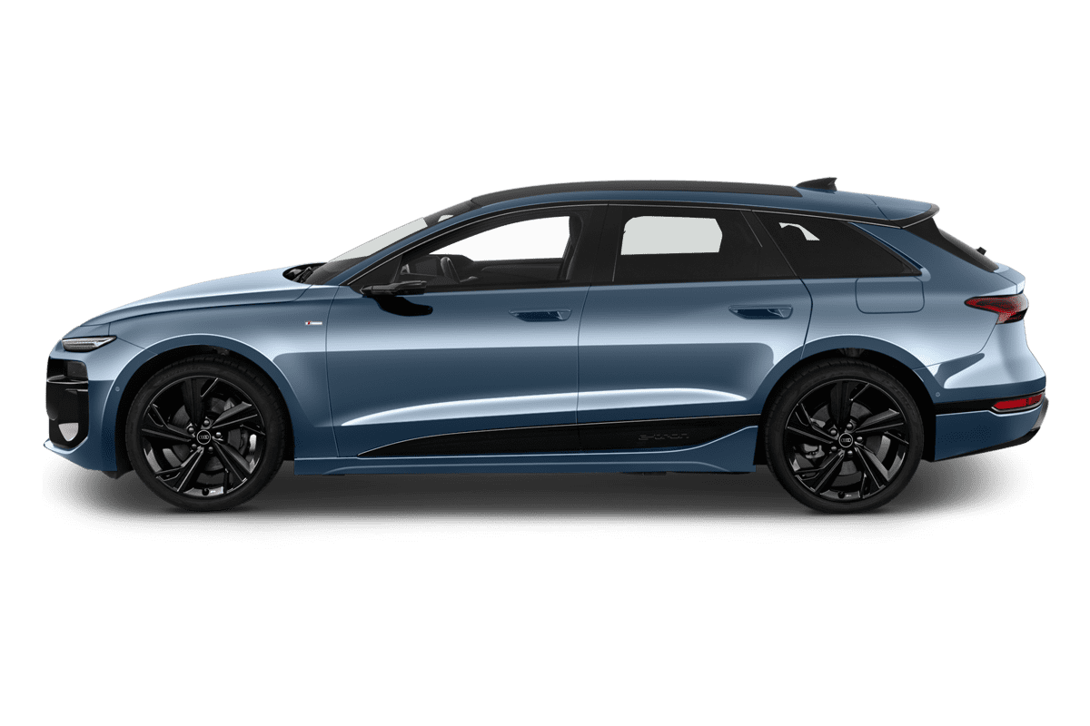 Seitenansicht eines Audi A6 Avant e-tron