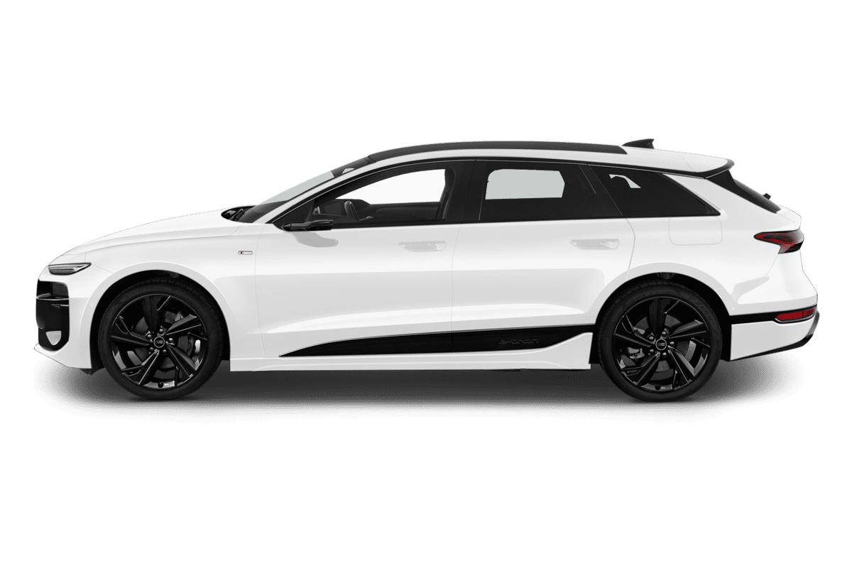 Seitenansicht eines Audi A6 Avant e-tron