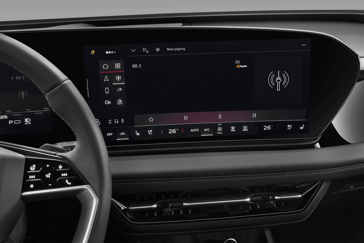 Audiosystem eines Audi A6 Sportback e-tron 